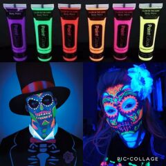 Neon Glow Fosforlu Krem Boya - 12 Adet