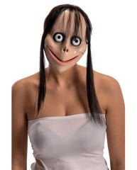 Korkunç Ürpertici Uzun Saçlı Momo Maskesi