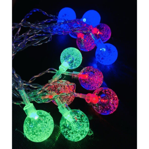 3 Metre 20 Led Kristal Top RGB Pilli