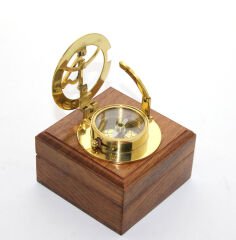 Ahşap Kutulu Pusula Model 10