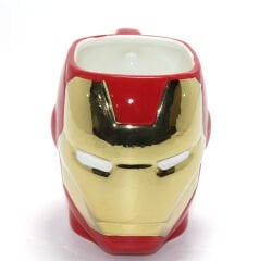 3D Iron Man Tasarımlı Porselen Kupa Bardak