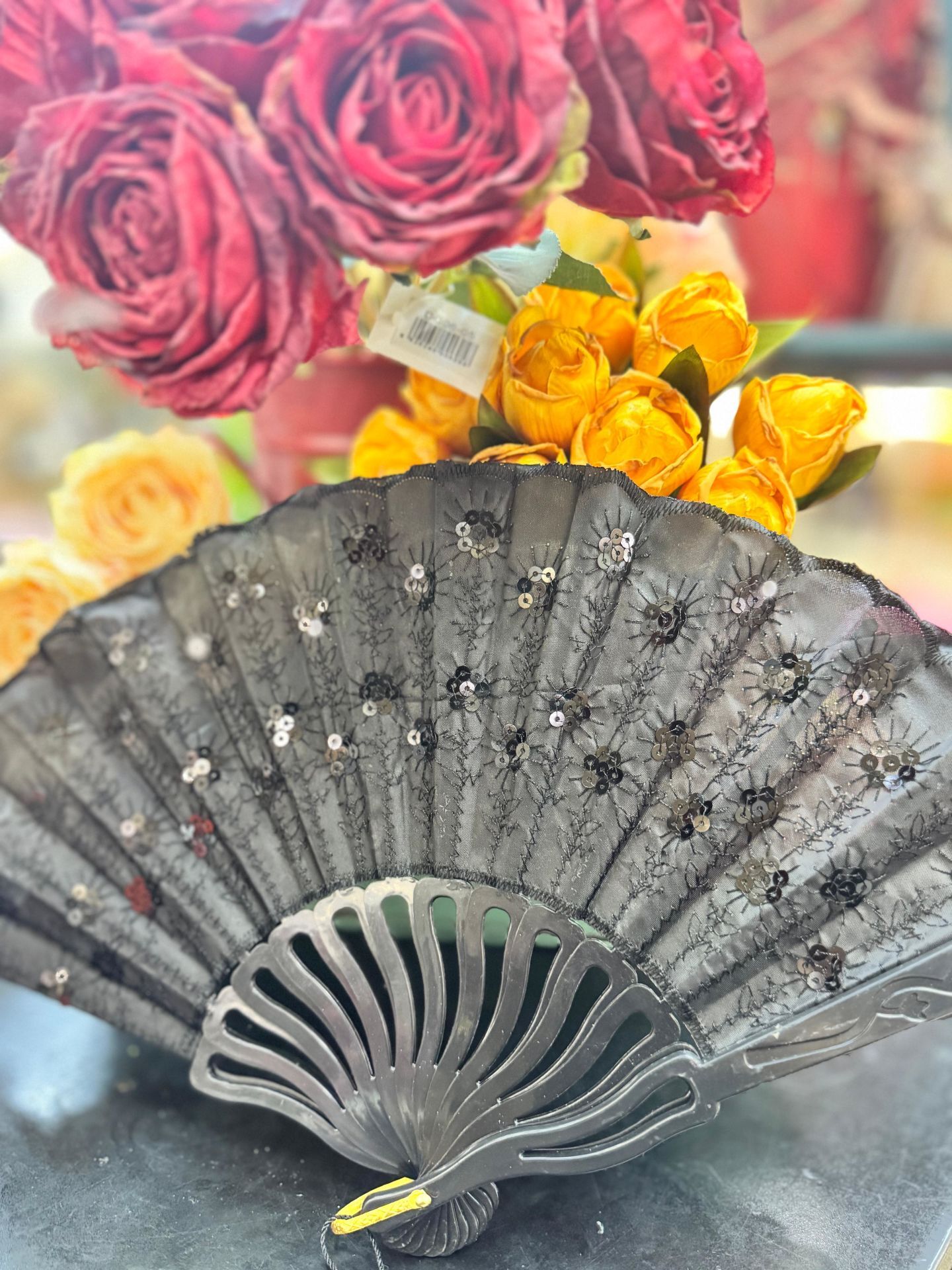 Plastik Pullu Yelpaze