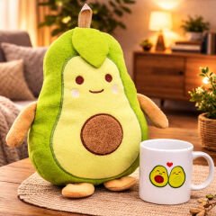 Toptan Avokado Yastık ve Kupa Seti