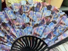 Plastik Desenli Yelpaze