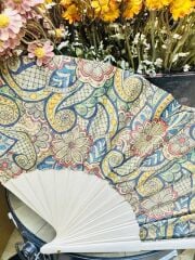 Bambu Çift Taraflı Kadife Yelpaze