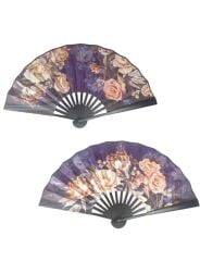 Yelpaze Saten Kraft Çiçekli Model 6