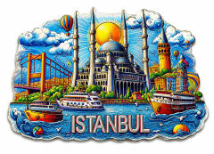 İstanbul Temalı Silikon Buzdolapı Süsü Magnet Alk5375