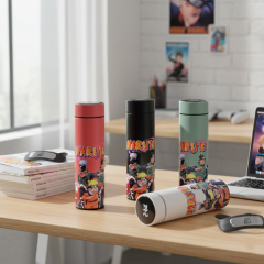 Anime Baskılı Dijital Göstergeli Termos 500 ml Model 3