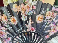 Plastik Desenli Yelpaze