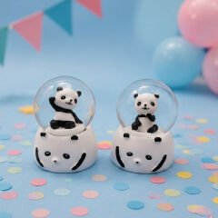 Mini Işıklı Panda Kar Küresi