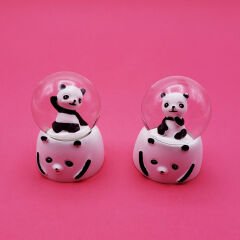 Mini Işıklı Panda Kar Küresi
