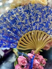 Plastik Desenli Yelpaze