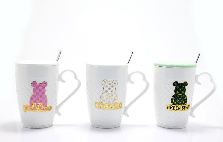 Ayıcık Tasarımlı Porselen Kupa Bardak