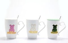 Ayıcık Tasarımlı Porselen Kupa Bardak