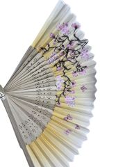 Ahşap İpek Yelpaze