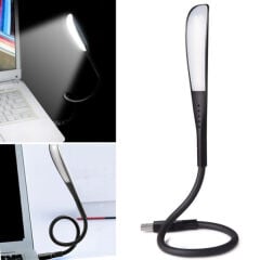 Kompakt USB Siyah 14 Ledli 3 Kademeli Dokunmatik Okuma Lambası