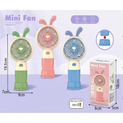 Taşınabilir Şarjlı El Fanı 3 Kademeli Masa Üstü Telefon Tutmalı