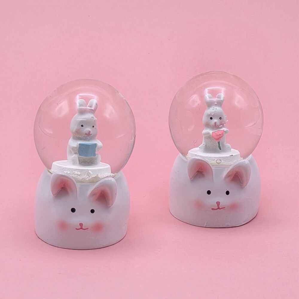Mini Boy Tavşan Tasarımlı Kar Küresi