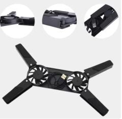 Katlanabilir Laptop Soğutucu 2 fanlı