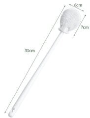 Kavanoz ve Biberon Yıkama Fırçası Silikon Beyaz