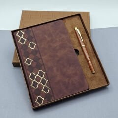 Lüks Kutulu Defter Kalem Set
