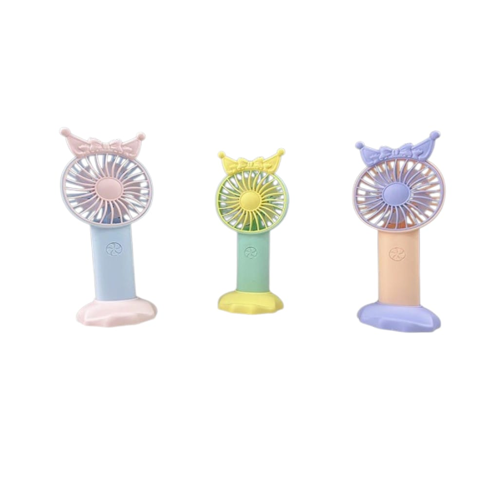 Taşınabilir Şarjlı El Fanı Masa Üstü Telefon Tutmalı