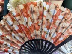 Plastik Desenli Yelpaze