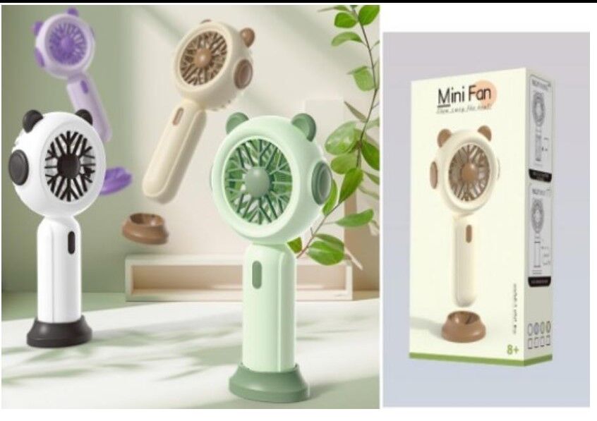 Taşınabilir Şarjlı El Fanı 3 Kademeli