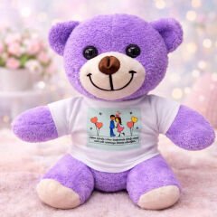 Sevgililer Günü Hediye Tişörtlü Ayıcık