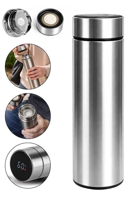 Gri Renk Dereceli Termos 17oz/500ml
