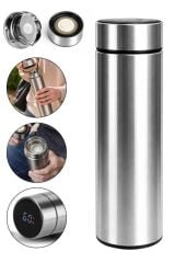 Gri Renk Dereceli Termos 17oz/500ml