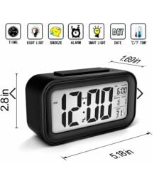 Dijital Alarmlı Masa Saati