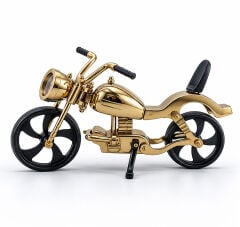 Pirinç Motosiklet Maketi Dekoratif Motor Modeli 3203