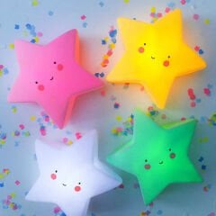 Gülen Yıldız Tasarımlı Led Işıklı Masa Lambası