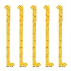 Sevimli Sarı Zürafa Boy Ölçüsü Sticker