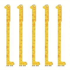 Sevimli Sarı Zürafa Boy Ölçüsü Sticker