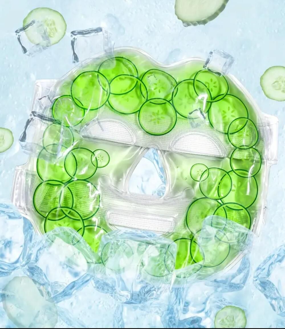 Salatalık Desenli Termojel – Soğuk & Sıcak Kullanım, Rahatlatıcı Jel Ped