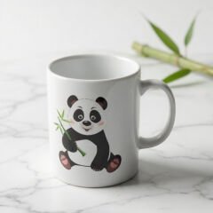 Panda Tasarımlı Kupa Bardak