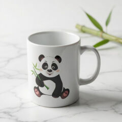 Panda Tasarımlı Kupa Bardak