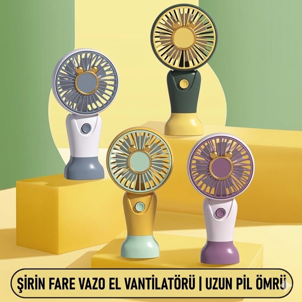 Taşınabilir Şarjlı El Fanı