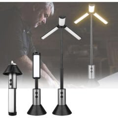 Teleskopik Şarj Edilebilir Çadır Kamp Işığı