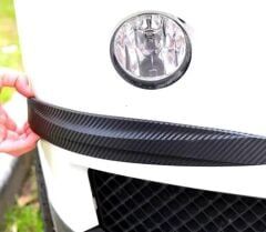 Araba Tampon Koruyucu Karbon Desenli  Beyaz