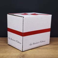 Kırmızı Vosvos Baskılı Kupa