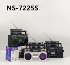 Nostaljik Bluetoothlu Güneş Panelli Radyo