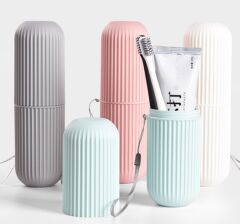 Seyahat Tipi Diş Macunu ve Fırçası Kabı