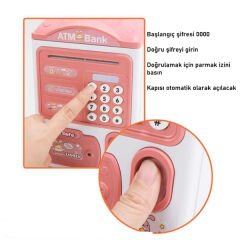 Parmak İzi ve Şifreli Elektronik ATM Kumbara