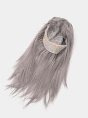 Platin Gri Gümüş Uzun Parti Peruğu