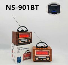 Nostaljik Şömineli Bluetoothlu Radyo