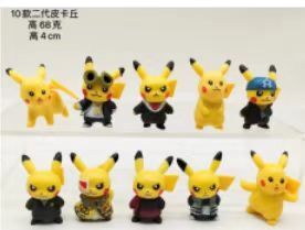 Anime Karakter 10 Lu Set 4cm