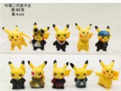 Anime Karakter 10 Lu Set 4cm